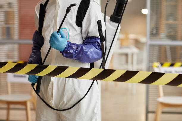 Professional Blood Cleanup technician working in Quaker Hill, CT